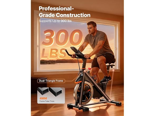 MERACH S38 Black Magnetic Exercise Bike