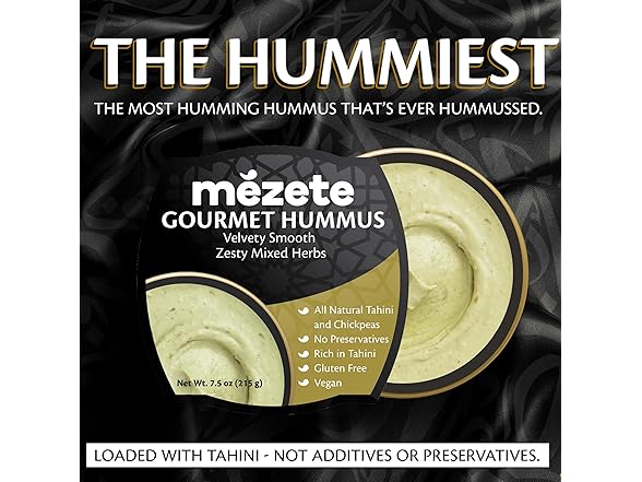 Mezete Zesty Za'Atar Hummus, 215 GR