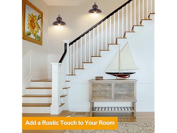 Bosceos Outdoor Wall Lights 2 Pack