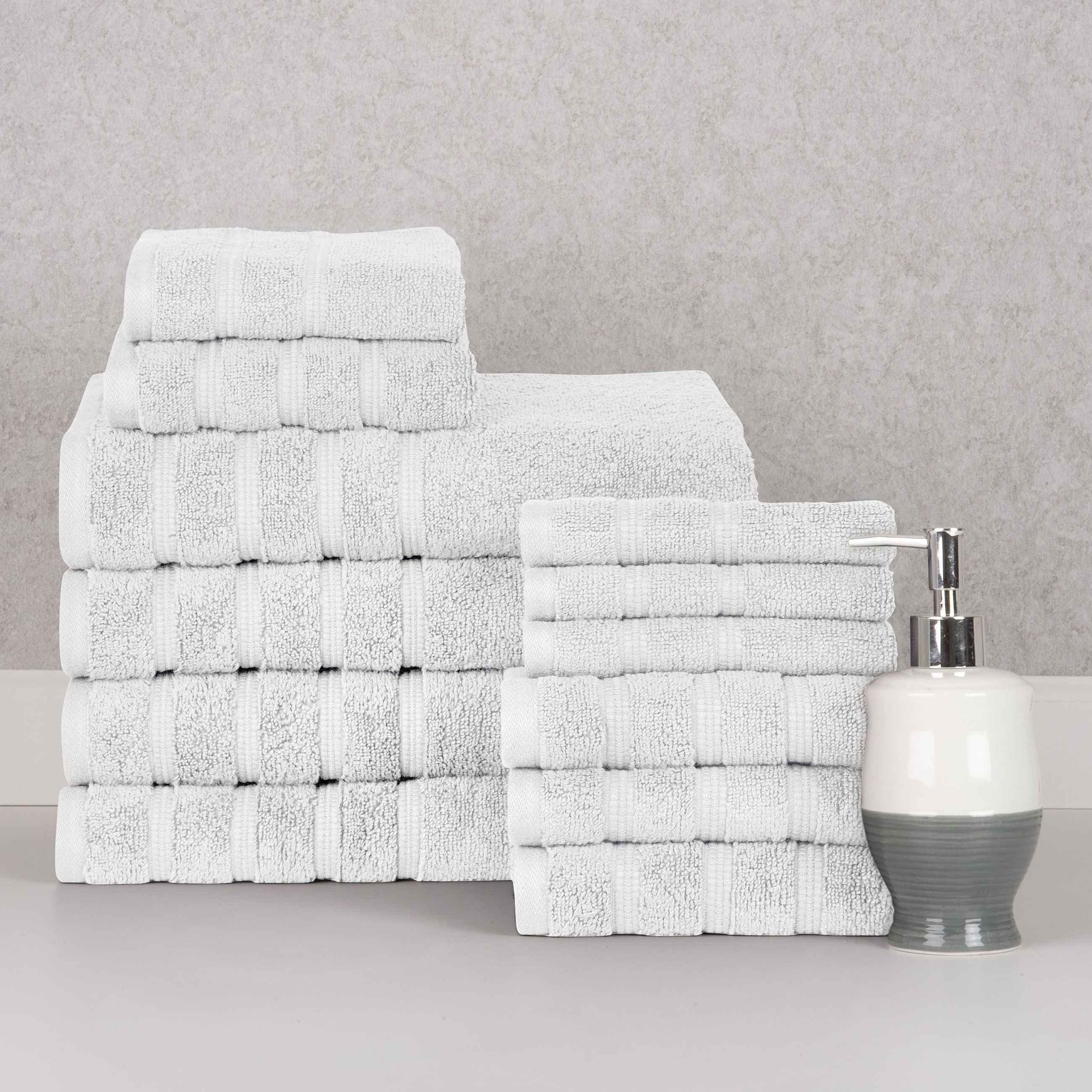 12-Piece Zero Twist Cotton Towel Set - Gallery 16