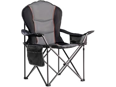 $32.99, Was $49.99, 34% Off! Foristrail Large Camping Chair with Side Table dealfomo