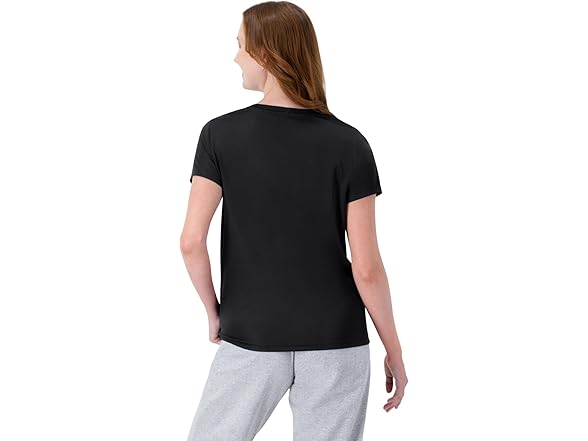 Hanes Womens DRI V-Neck Tee (M & XXL)