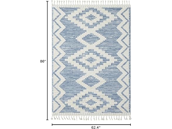 Moroccan Geometric Area Rug