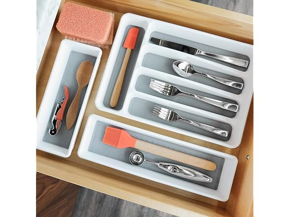 madesmart Mini Silverware Tray, White