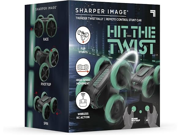 Sharper Image Thunder Twist Rally - RC Stunt Car