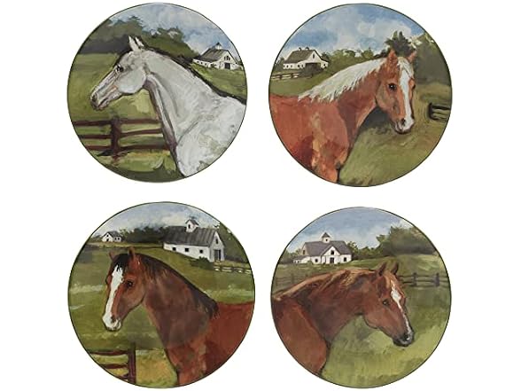 Certified International York Stables 8.5" Salad/Dessert Plates