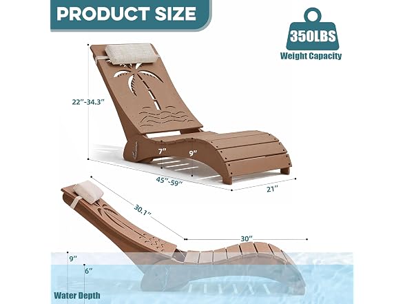 in Pool Lounge Chairs Set of 4