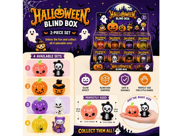 Halloween Mystery Squishy 2-Piece Set