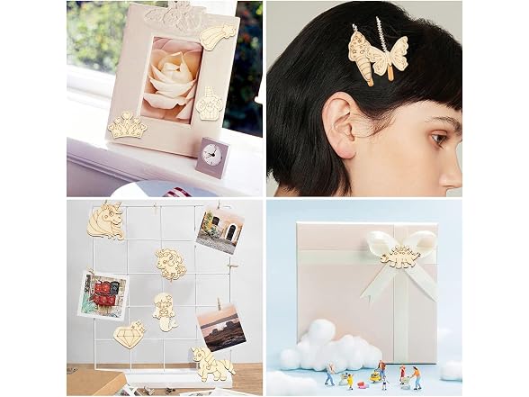 Stiesy 100 Pcs Fairy Tales Theme Unfinished