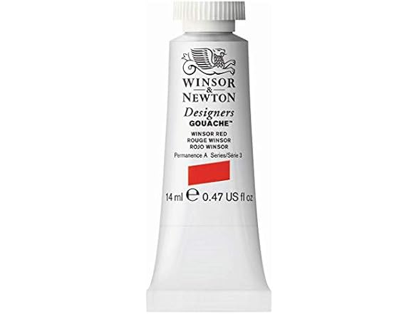 W&N Designer's Gouache 14ml Winsor Red