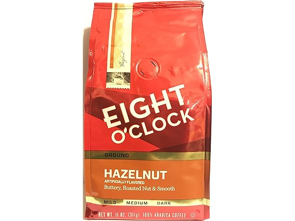 Eight O'Clock Hazelnut Coffee