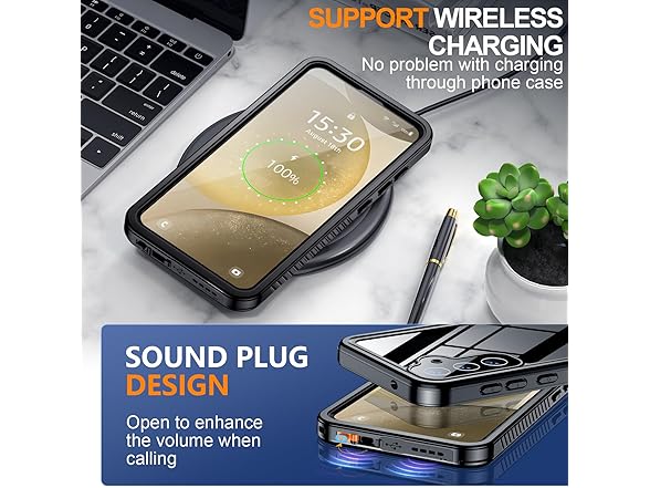 Hualele for Samsung Galaxy S24 Plus Case