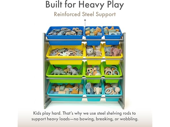 Humble Crew Kids Toy Organizer 12 Bins