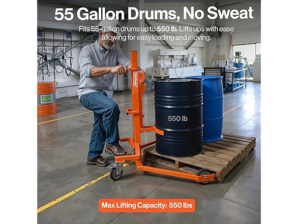 SuperHandy Hydraulic Drum Lift