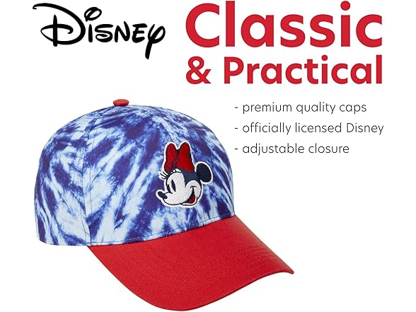 Disney Tie Dye Minnie Mouse Baseball Cap