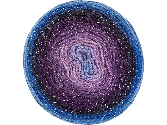 Red Heart Roll with It Sparkle Yarn - Amethyst