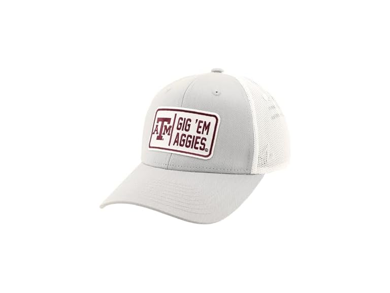Texas A&M Big Rig Hat Grey White