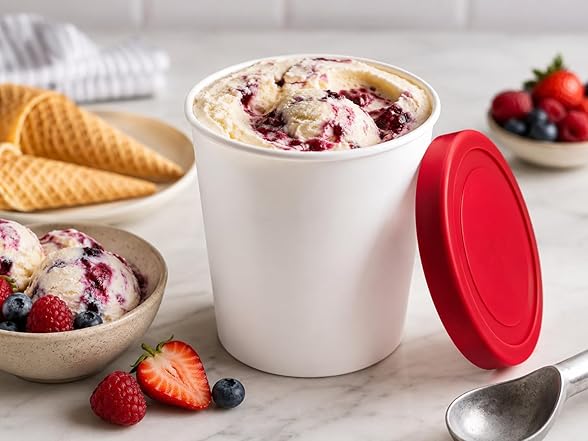 ChefWave Reusable Ice Cream Containers - Set of 2