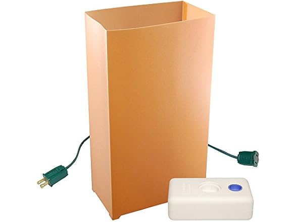 Lumabase 32310 Electric Luminaria Kit, Tan