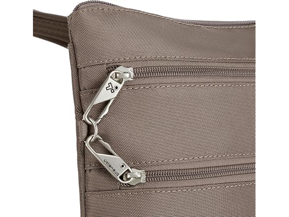 Travelon Anti-theft Classic Slim Double Zip Crossbody