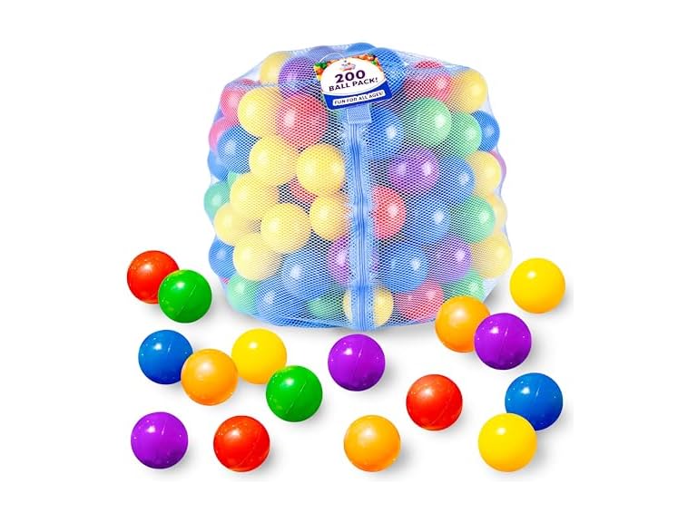 200 Premium Crush-Resistant Play Balls