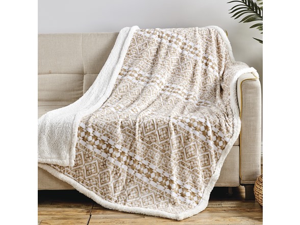 50 x 60 Printed Sherpa Throw Blanket - Gallery 5
