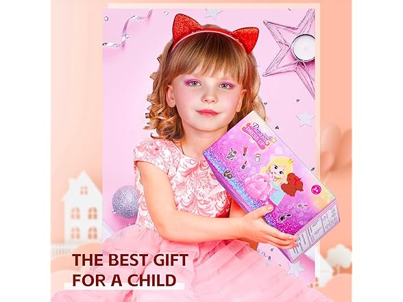 Kids Makeup Set with Stand