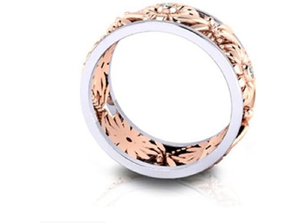 Wenbin Silver Rings Daisy White Sapphire