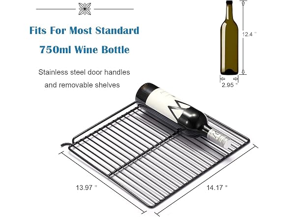 Antarctic Star 26 Bottle Wine Cooler/Cabinet Beverage Refigerator - Gallery 6