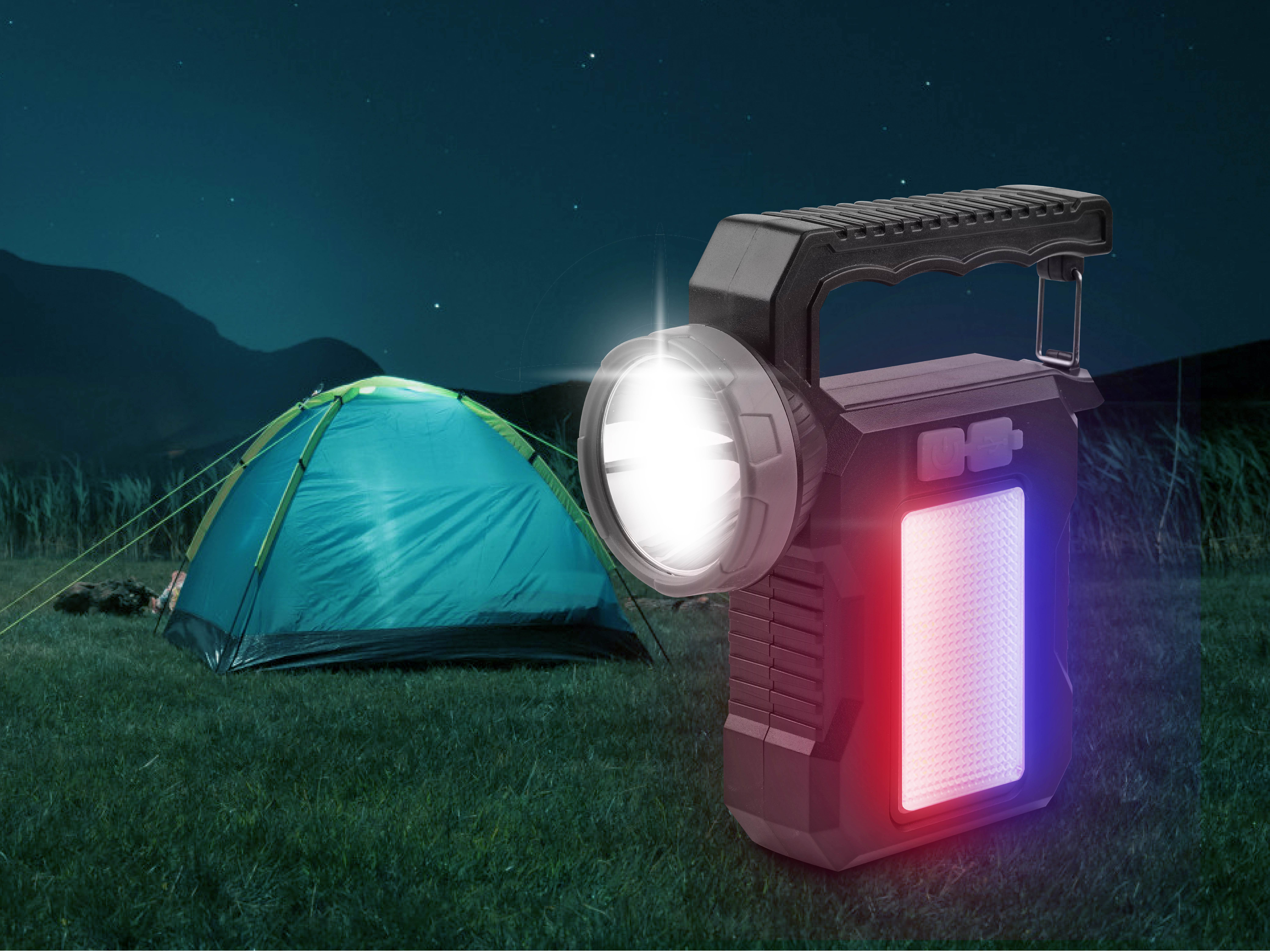 Solar Rechargeable LED Flashlight & Lantern - Gallery 12