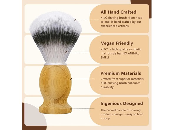 3 in 1 Shaving Brush & Bowl Kit