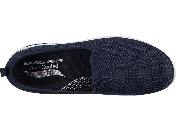 Skechers Women's Go Walk Arch Fit - Grateful, Navy/White, 8 Wide