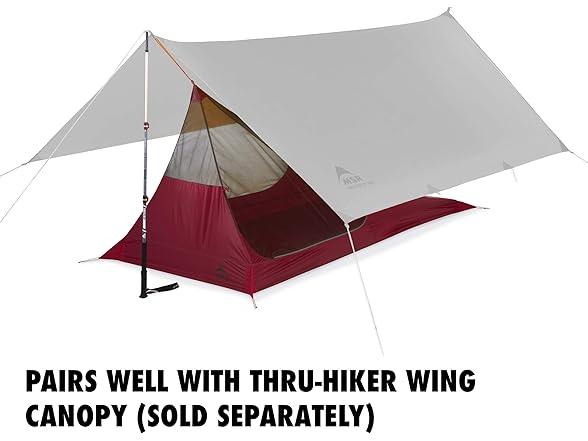 MSR Thru-Hiker Mesh House 1-Person Ultralight Tent