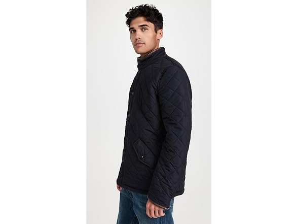 Barbour Men's Powell Quilted Jacket, Nav