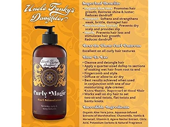 Uncle Funky's Daughter Curly Magic Stimulator 18 oz
