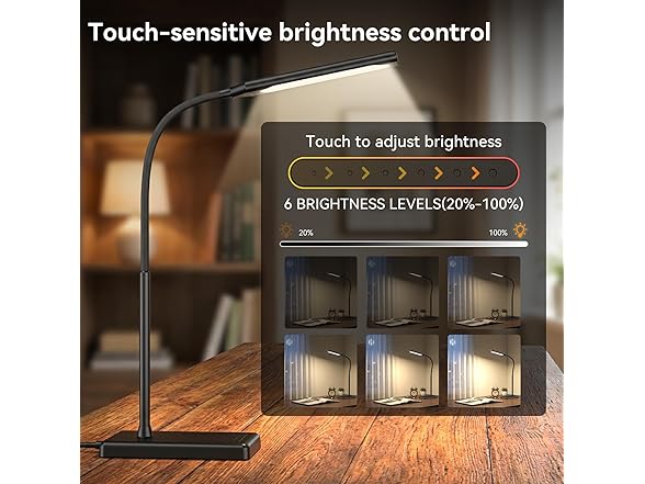 LINTYLE Touch Control Desk Lamp