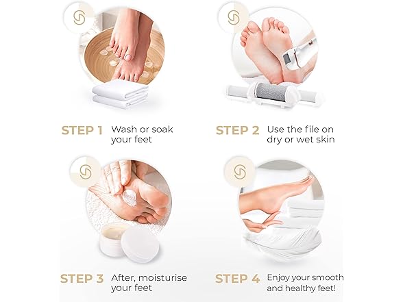 Essy Electric Foot File Hard Skin Remover