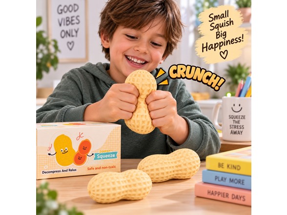 Peanut Crunch Squishy 2-Pk