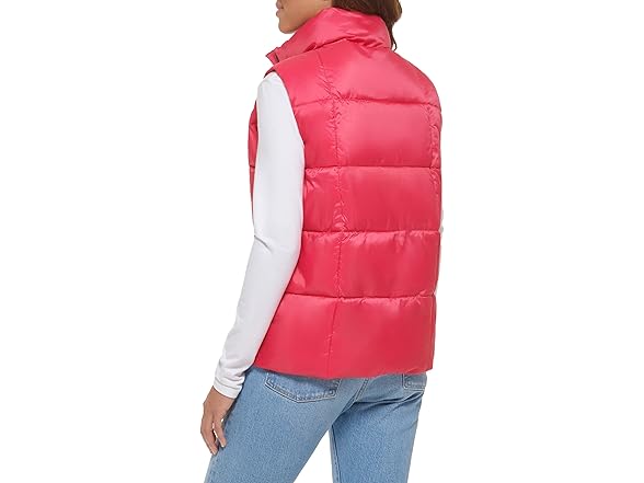 Levis Womens Sporty Box Quilted Puffer Vest (XL)