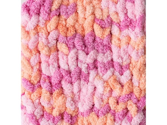 Bernat Baby Blanket Yarn, 3.5 oz, Gauge 6 Super Bulky, Peachy