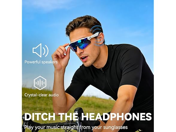 Zigtik Bluetooth Audio Sports Glasses