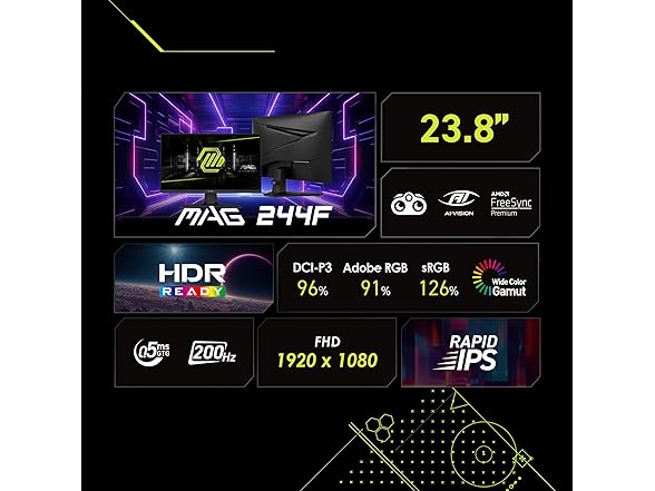 MSI 24" FHD Monitor | MAG 244F