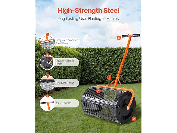VEVOR Compost Spreader and Peat Moss Spreader