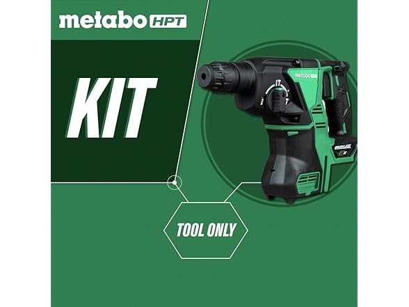 Metabo DWH36DPAQ4 36V Cordless Rotary Hammer Kit gre