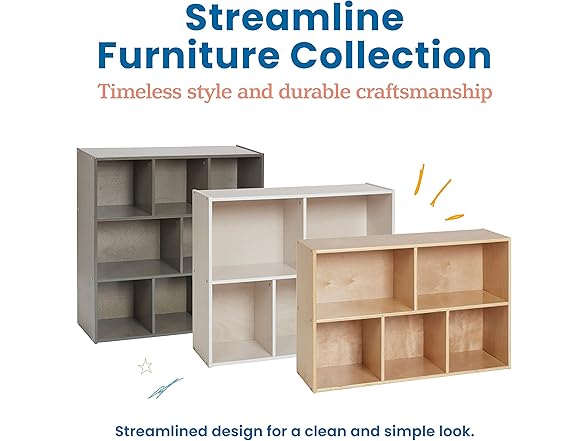 ECR4Kids 8-Compartment Storage Cabinet