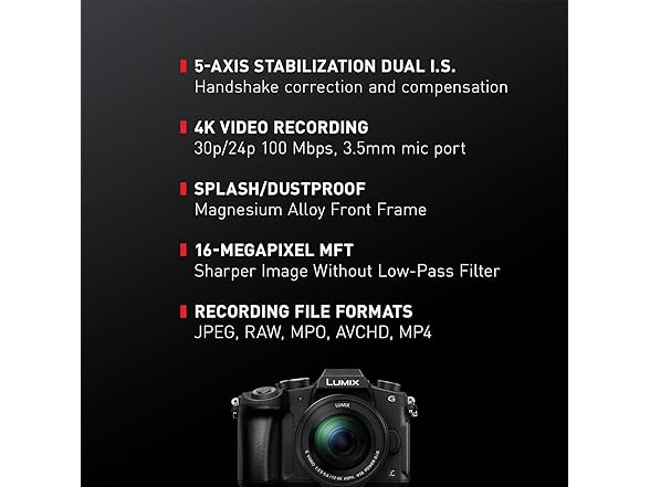 Panasonic LUMIX G85 4K Digital Camera