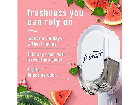 Febreze Plug In Watermelon Vine 0.87oz 9ct
