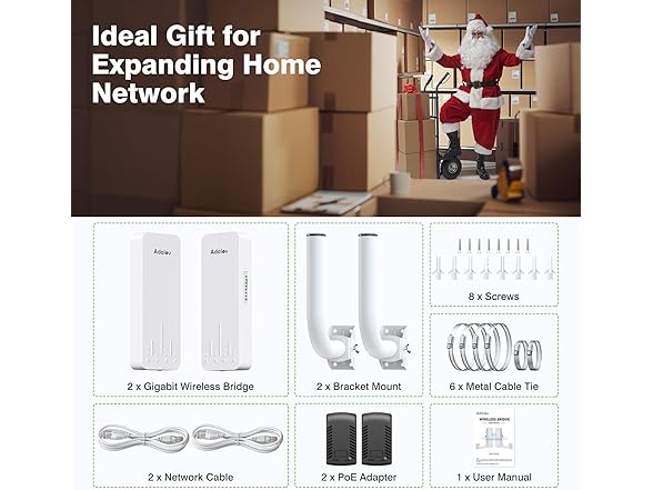 3KM 5.8G Point to Point Outdoor Wireless Bridge