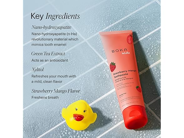 Boka Nano Toothpaste Strawberry 4oz