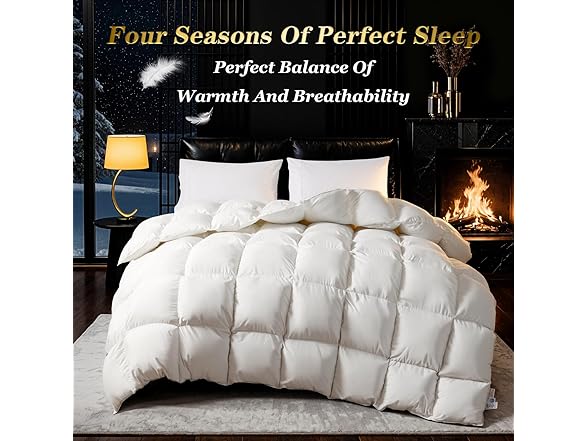THX9ZRNM Goose Down Queen Comforter